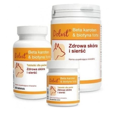 Dolfos Dolvit Beta Karoten & Biotyna Forte Mini 90 Tabletek