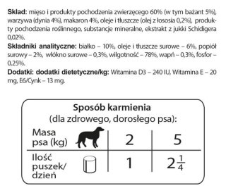 Dolina Noteci Premium Dla Psów Małych Ras Z Bażantem, Dynią I Makaronem 185g