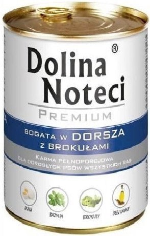 Dolina Noteci Premium Dorsz Z Brokułami 800g