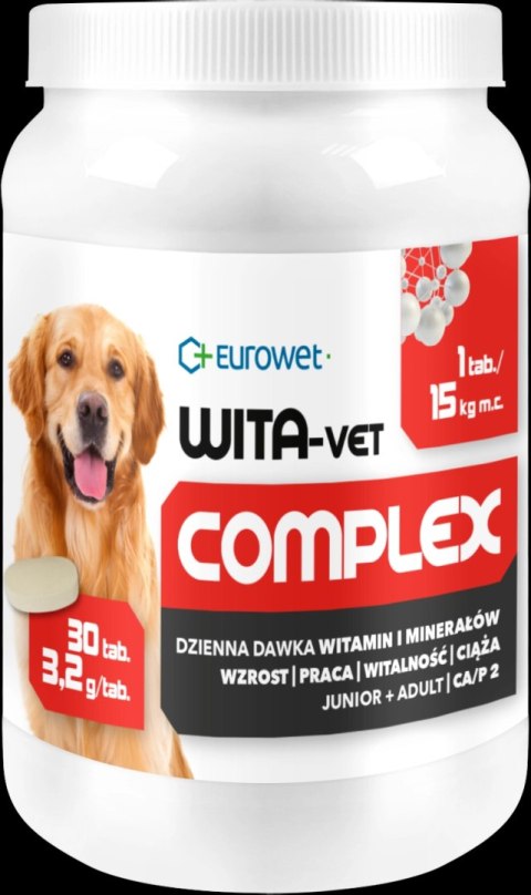 Eurowet Wita-Vet Junior + Adult 30tab