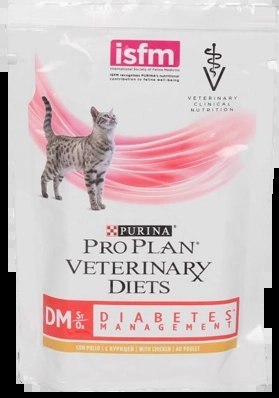 PURINA Pro Plan Veterinary Diets DM Diabetes Management Cat Kurczak 85g