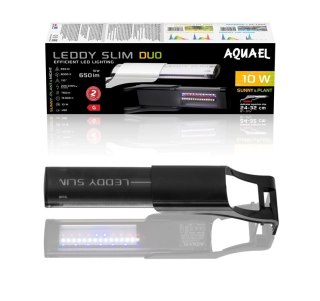 AQUAEL Leddy SlimDuo 10W Sunny Plant&Night Czarne