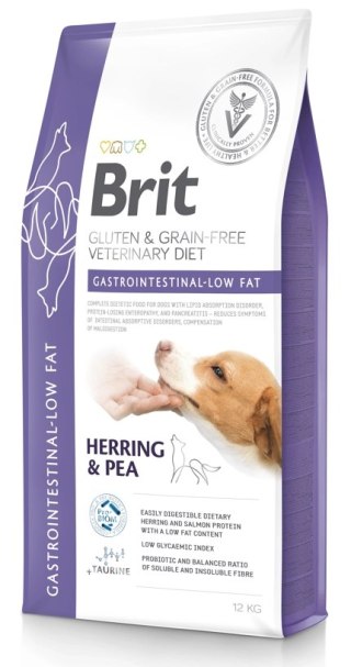 Brit GF Veterinary Diets Dog Gastrointestinal-Low Fat 12kg