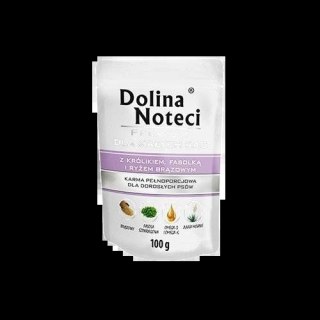 Dolina Noteci Premium Dla Psów Małych Ras Z Królikiem, Fasolką I Ryżem 100g