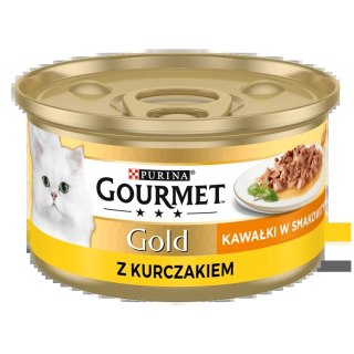 Purina Gourmet Gold Sauce Delight z kurczakiem 85g