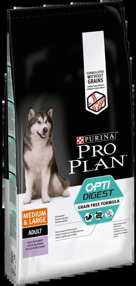 Purina Pro Plan Adult Medium&Large Digestion OptiDigest 12kg