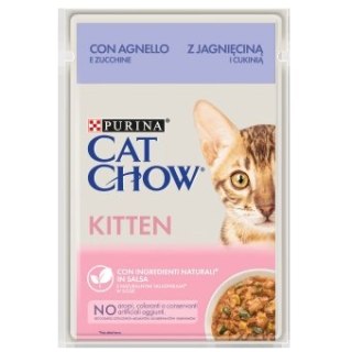 Purina Cat Chow Kitten Karma Z Jagnięciną I Cukinią W Sosie 85g