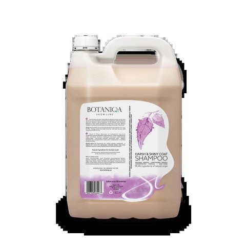 BOTANIQA Harsh & Shiny Coat Shampoo Szampon Dla Psów Szorstkowłosych 4l