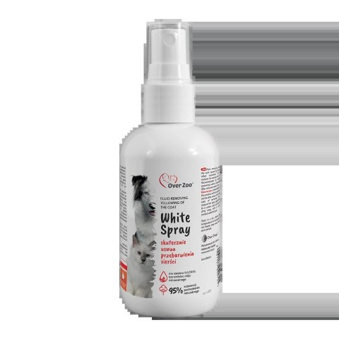 OVER ZOO White Spray Płyn Usuwający Zażółcenia 100ml