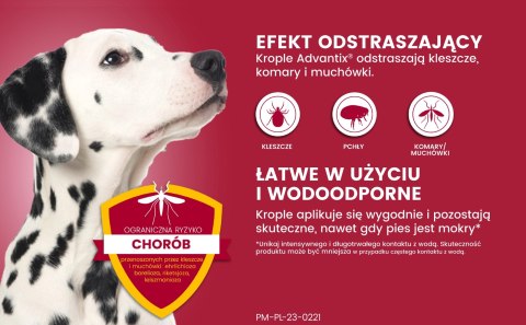 Bayer Advantix Krople Na Kleszcze I Pchły 4x2,5ml