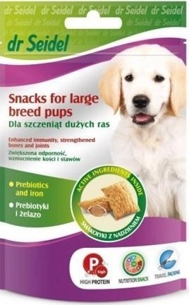 Laboratorium DermaPharm Dr Seidel Smakołyki Dla Szczeniąt Dużych Ras 90g