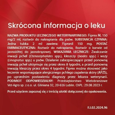 Vet-Agro Fiprex M 2ml