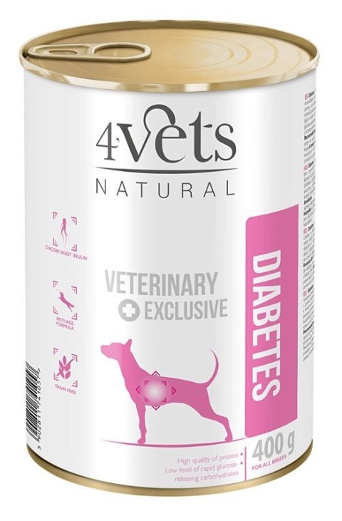 Dolina Noteci 4Vets Dog Diabetes 400g