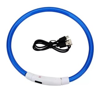 Obroża migająca ledowa dla psa mix kolorów